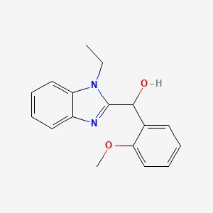 (1-ethyl-1H-benzimidazol-2-yl)(2-methoxyphenyl)methanol