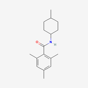 molecular formula C17H25NO B5482365 2,4,6-trimethyl-N-(4-methylcyclohexyl)benzamide 