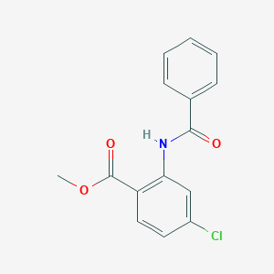 molecular formula C15H12ClNO3 B5482726 methyl 2-(benzoylamino)-4-chlorobenzoate 