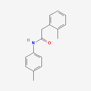 molecular formula C16H17NO B5482860 2-(2-methylphenyl)-N-(4-methylphenyl)acetamide 