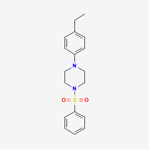 1-(4-ethylphenyl)-4-(phenylsulfonyl)piperazine