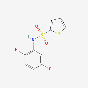 molecular formula C10H7F2NO2S2 B5482933 N-(2,5-difluorophenyl)-2-thiophenesulfonamide 