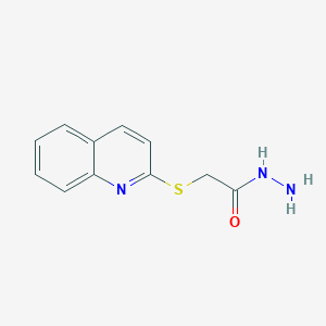 2-(2-quinolinylthio)acetohydrazide