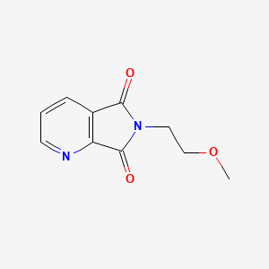 molecular formula C10H10N2O3 B5483126 6-(2-methoxyethyl)-5H-pyrrolo[3,4-b]pyridine-5,7(6H)-dione 