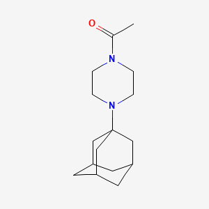molecular formula C16H26N2O B5483185 1-acetyl-4-(1-adamantyl)piperazine 