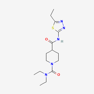 N~1~,N~1~-diethyl-N~4~-(5-ethyl-1,3,4-thiadiazol-2-yl)-1,4-piperidinedicarboxamide