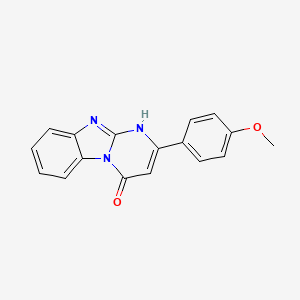 2-(4-methoxyphenyl)pyrimido[1,2-a]benzimidazol-4(1H)-one