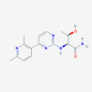 (2S,3R)-2-{[4-(2,6-dimethylpyridin-3-yl)pyrimidin-2-yl]amino}-3-hydroxybutanamide