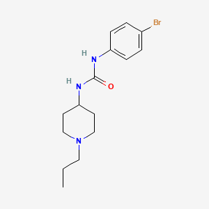 N-(4-bromophenyl)-N'-(1-propyl-4-piperidinyl)urea