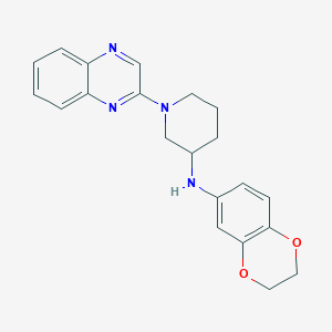 N-(2,3-dihydro-1,4-benzodioxin-6-yl)-1-(2-quinoxalinyl)-3-piperidinamine