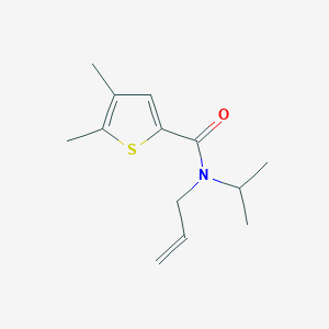 molecular formula C13H19NOS B5483627 N-allyl-N-isopropyl-4,5-dimethylthiophene-2-carboxamide 