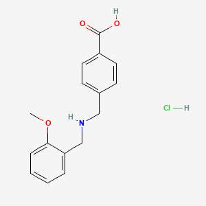 4-{[(2-methoxybenzyl)amino]methyl}benzoic acid hydrochloride