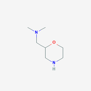 molecular formula C7H16N2O B054837 N,N-二甲基-1-(吗啉-2-基)甲胺 CAS No. 122894-56-8