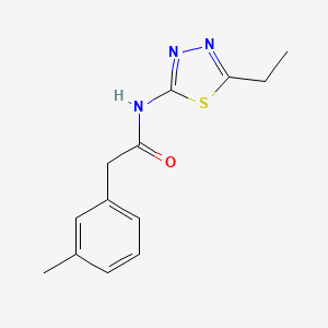 N-(5-ethyl-1,3,4-thiadiazol-2-yl)-2-(3-methylphenyl)acetamide