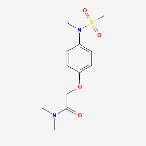 N,N-dimethyl-2-{4-[methyl(methylsulfonyl)amino]phenoxy}acetamide