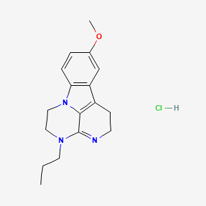 9-methoxy-4-propyl-2,4,5,6-tetrahydro-1H-3,4,6a-triazafluoranthene hydrochloride