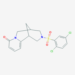 11-[(2,5-dichlorophenyl)sulfonyl]-7,11-diazatricyclo[7.3.1.0~2,7~]trideca-2,4-dien-6-one