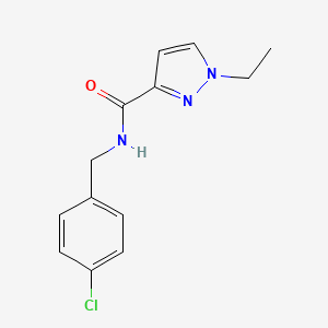 N-(4-chlorobenzyl)-1-ethyl-1H-pyrazole-3-carboxamide