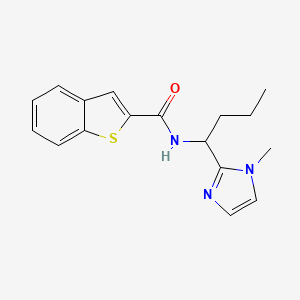 N-[1-(1-methyl-1H-imidazol-2-yl)butyl]-1-benzothiophene-2-carboxamide