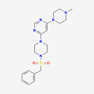 4-[4-(benzylsulfonyl)-1-piperazinyl]-6-(4-methyl-1-piperazinyl)pyrimidine