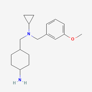 [(cis-4-aminocyclohexyl)methyl]cyclopropyl(3-methoxybenzyl)amine