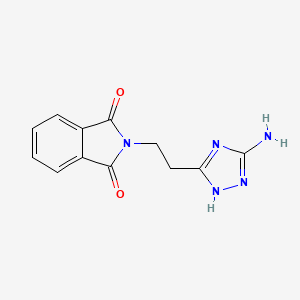 2-[2-(5-amino-1H-1,2,4-triazol-3-yl)ethyl]-1H-isoindole-1,3(2H)-dione