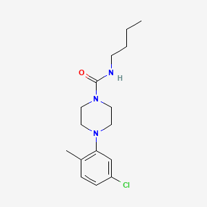 N-butyl-4-(5-chloro-2-methylphenyl)-1-piperazinecarboxamide