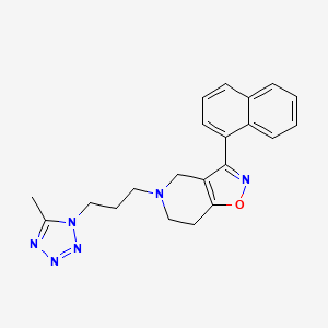 5-[3-(5-methyl-1H-tetrazol-1-yl)propyl]-3-(1-naphthyl)-4,5,6,7-tetrahydroisoxazolo[4,5-c]pyridine