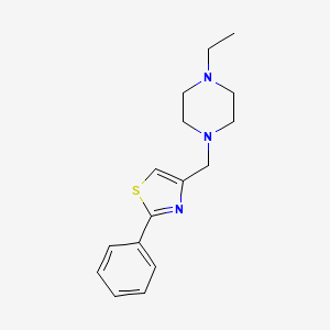 4-[(4-Ethylpiperazin-1-yl)methyl]-2-phenyl-1,3-thiazole