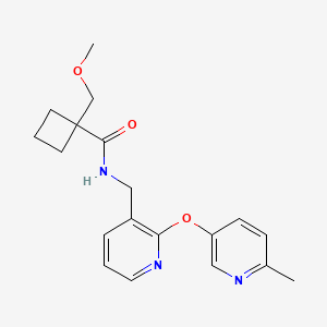 1-(methoxymethyl)-N-({2-[(6-methylpyridin-3-yl)oxy]pyridin-3-yl}methyl)cyclobutanecarboxamide