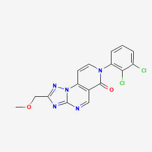 molecular formula C16H11Cl2N5O2 B5484416 7-(2,3-dichlorophenyl)-2-(methoxymethyl)pyrido[3,4-e][1,2,4]triazolo[1,5-a]pyrimidin-6(7H)-one 