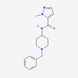 N-(1-benzyl-4-piperidinyl)-1-methyl-1H-pyrazole-5-carboxamide