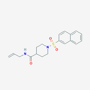 N-allyl-1-(2-naphthylsulfonyl)-4-piperidinecarboxamide