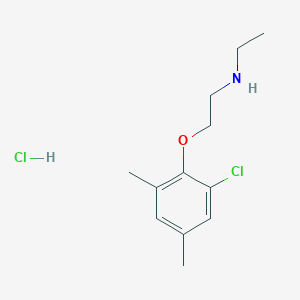 molecular formula C12H19Cl2NO B5484582 [2-(2-chloro-4,6-dimethylphenoxy)ethyl]ethylamine hydrochloride 