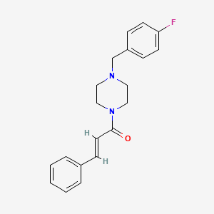 1-cinnamoyl-4-(4-fluorobenzyl)piperazine