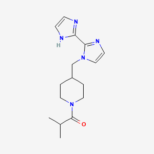 1-[(1-isobutyrylpiperidin-4-yl)methyl]-1H,1'H-2,2'-biimidazole