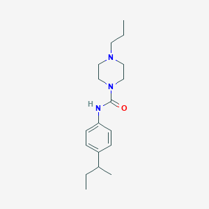 N-(4-sec-butylphenyl)-4-propyl-1-piperazinecarboxamide