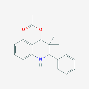 molecular formula C19H21NO2 B5484896 3,3-dimethyl-2-phenyl-1,2,3,4-tetrahydro-4-quinolinyl acetate CAS No. 66427-61-0