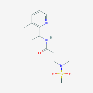 N~3~-methyl-N~1~-[1-(3-methylpyridin-2-yl)ethyl]-N~3~-(methylsulfonyl)-beta-alaninamide