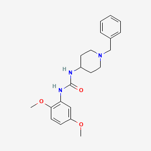 molecular formula C21H27N3O3 B5485023 N-(1-benzyl-4-piperidinyl)-N'-(2,5-dimethoxyphenyl)urea 