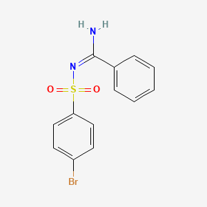 N'-[(4-bromophenyl)sulfonyl]benzenecarboximidamide