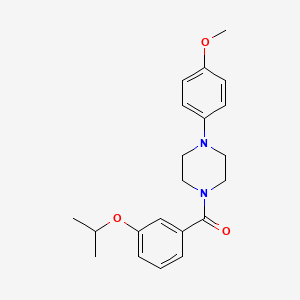 1-(3-isopropoxybenzoyl)-4-(4-methoxyphenyl)piperazine