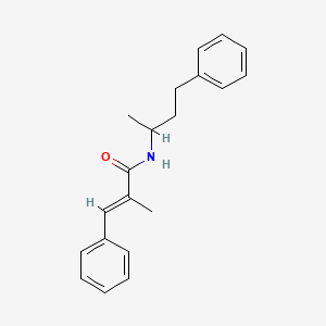 molecular formula C20H23NO B5485123 2-methyl-N-(1-methyl-3-phenylpropyl)-3-phenylacrylamide 