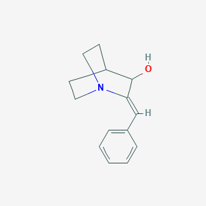 molecular formula C14H17NO B5485233 2-benzylidenequinuclidin-3-ol 