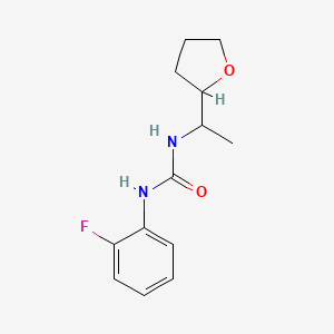 N-(2-fluorophenyl)-N'-[1-(tetrahydro-2-furanyl)ethyl]urea