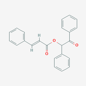molecular formula C23H18O3 B5485515 2-oxo-1,2-diphenylethyl 3-phenylacrylate 