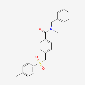 N-benzyl-N-methyl-4-{[(4-methylphenyl)sulfonyl]methyl}benzamide