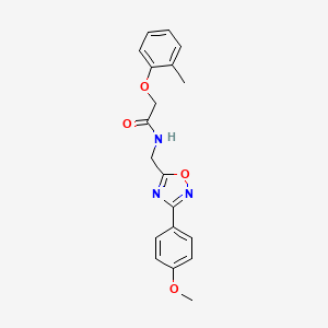 N-{[3-(4-methoxyphenyl)-1,2,4-oxadiazol-5-yl]methyl}-2-(2-methylphenoxy)acetamide