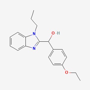 (4-ethoxyphenyl)(1-propyl-1H-benzimidazol-2-yl)methanol