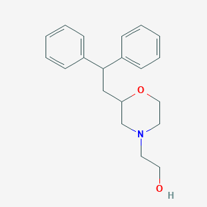 molecular formula C20H25NO2 B5485926 2-[2-(2,2-diphenylethyl)-4-morpholinyl]ethanol 